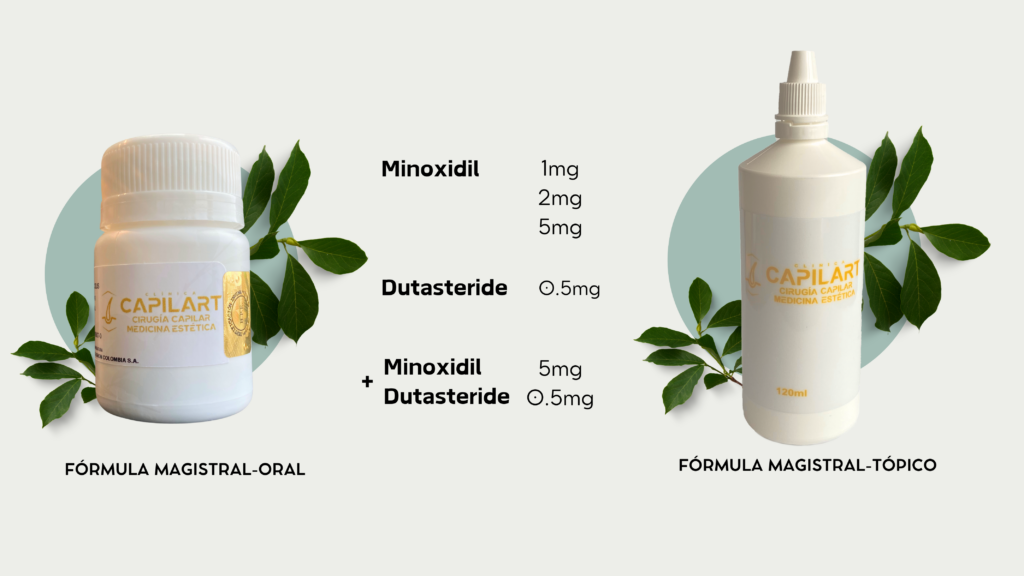 Formulas magistrales clínica capilart, fórmulas orales y tópicas